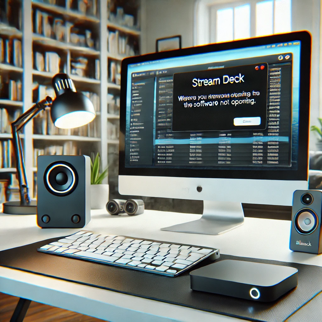 stream deck software wont open​