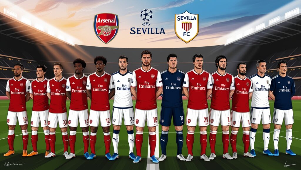 arsenal vs sevilla fc standings