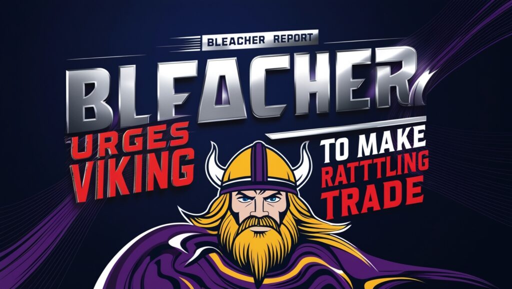 Bleacher report urges vikings to make rim-rattling trade