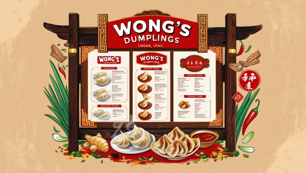 wongs dumplings logan utah menu